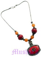 Indian ethnic necklace - click here for large view
